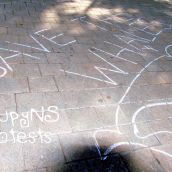 The Peoples Chalk Messages. Why I Occupy NS