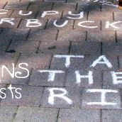 The Peoples Chalk Messages. Why I Occupy NS