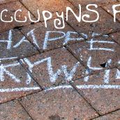 The Peoples Chalk Messages. Why I Occupy NS