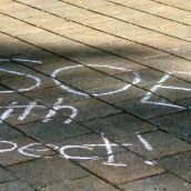 The Peoples Chalk Messages. Why I Occupy NS