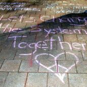 The Peoples Chalk Messages. Why I Occupy NS