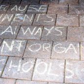 The Peoples Chalk Messages. Why I Occupy NS