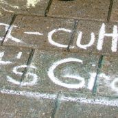 The Peoples Chalk Messages. Why I Occupy NS