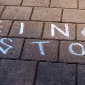 The Peoples Chalk Messages. Why I Occupy NS