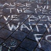 The Peoples Chalk Messages. Why I Occupy NS