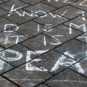 The Peoples Chalk Messages. Why I Occupy NS