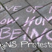 The Peoples Chalk Messages. Why I Occupy NS