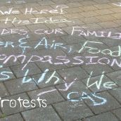 The Peoples Chalk Messages. Why I Occupy NS