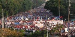 May Day in Havana, Cuba, 2010