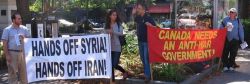 Haligonians rally against threats of war against Syria, September 7, 2013