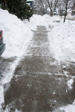 A Halifax sidewalk: Something to aspire towards!