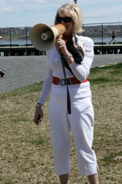 Joanne Light at 350.org "Connect the Dots" climate rally 2012